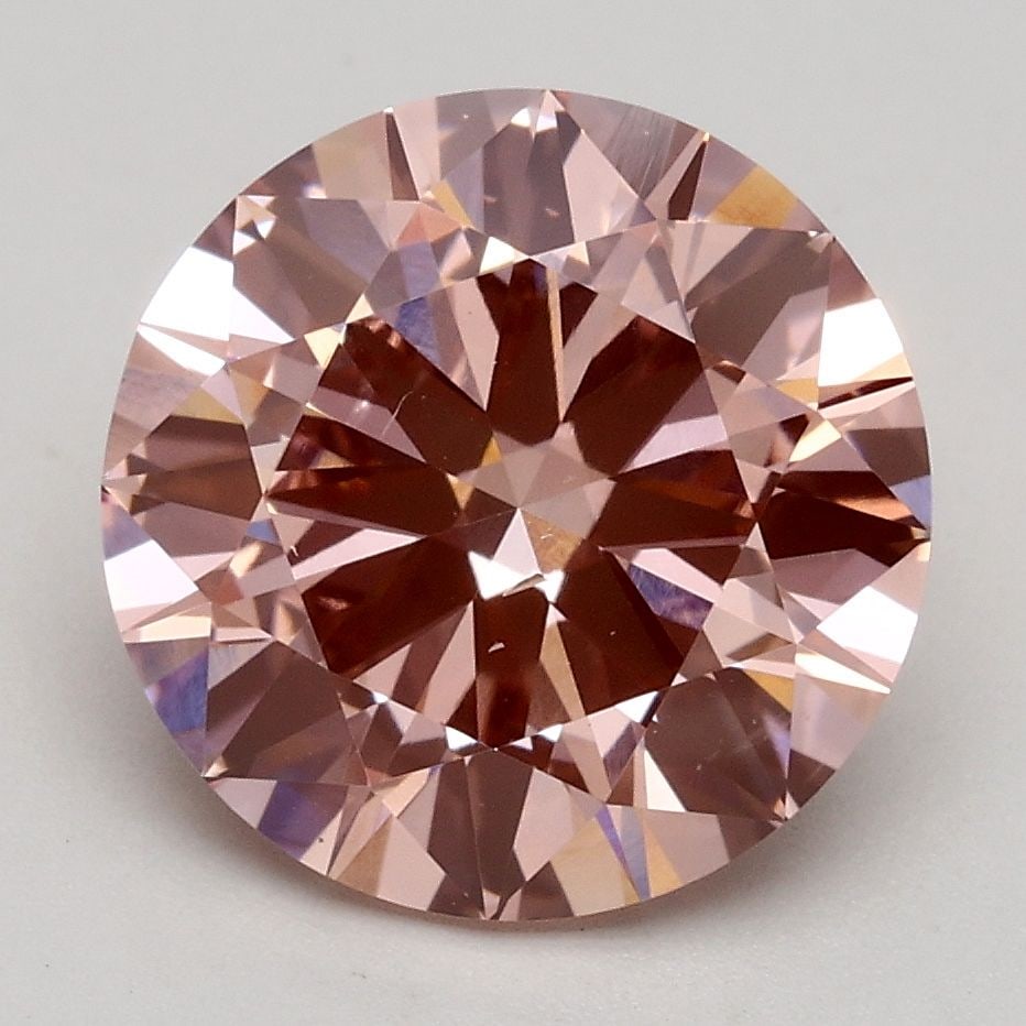 Loose Diamond - ROUND 2.7ct Fancy Intense Pink VS2: Loose Diamond - ROUND 2.7ct Fancy Intense Pink VS2 Source: This is a real non-mined Diamond that has been grown in a lab Shape: ROUND Carats: 2.7 Color: Fancy Intense Pink Certification: IGI Video: