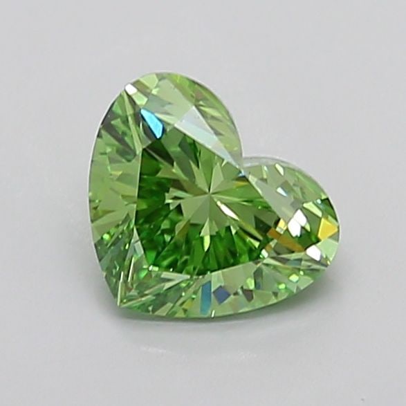 Loose Diamond - HEART 1.34ct Fancy Vivid Green VS1: Loose Diamond - HEART 1.34ct Fancy Vivid Green VS1 Source: This is a real non-mined Diamond that has been grown in a lab Shape: HEART Carats: 1.34 Color: Fancy Vivid Green Certification: IGI PLEASE