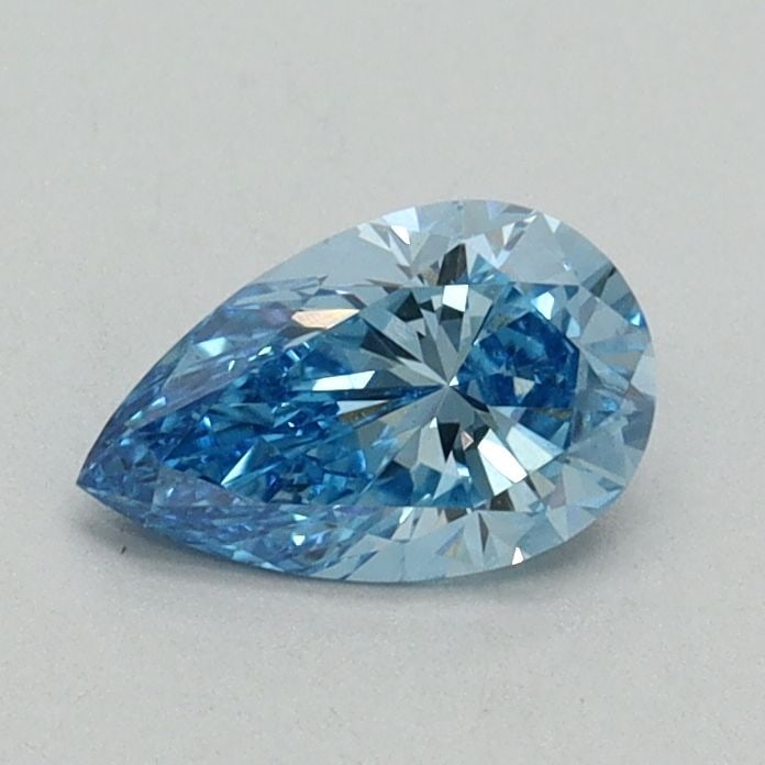 Loose Diamond - PEAR 0.54ct Fancy Vivid Blue VS1: Loose Diamond - PEAR 0.54ct Fancy Vivid Blue VS1 Source: This is a real non-mined Diamond that has been grown in a lab Shape: PEAR Carats: 0.54 Color: Fancy Vivid Blue Certification: IGI Video: Video