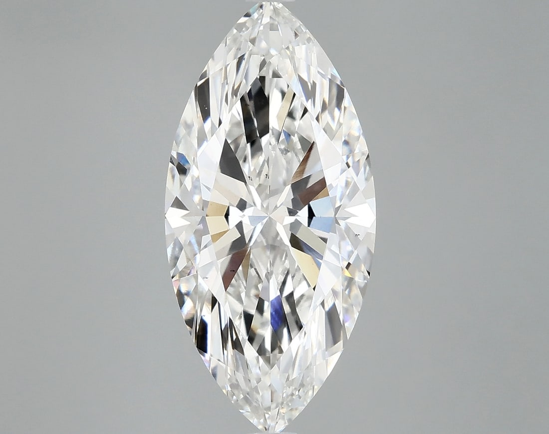 Loose Diamond - MARQUISE 4.1ct F VS2: Loose Diamond - MARQUISE 4.1ct F VS2 Source: This is a real non-mined Diamond that has been grown in a lab Shape: MARQUISE Carats: 4.1 Color: F Clarity: VS2 Certification: IGI Condition: Pre-Owned PLE