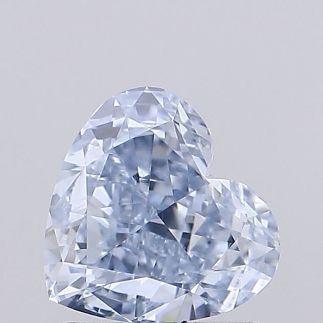 Loose Diamond - HEART 1.02ct Fancy Light Blue VS1: Loose Diamond - HEART 1.02ct Fancy Light Blue VS1 Source: This is a real non-mined Diamond that has been grown in a lab Shape: HEART Carats: 1.02 Color: Fancy Light Blue Certification: IGI Video: