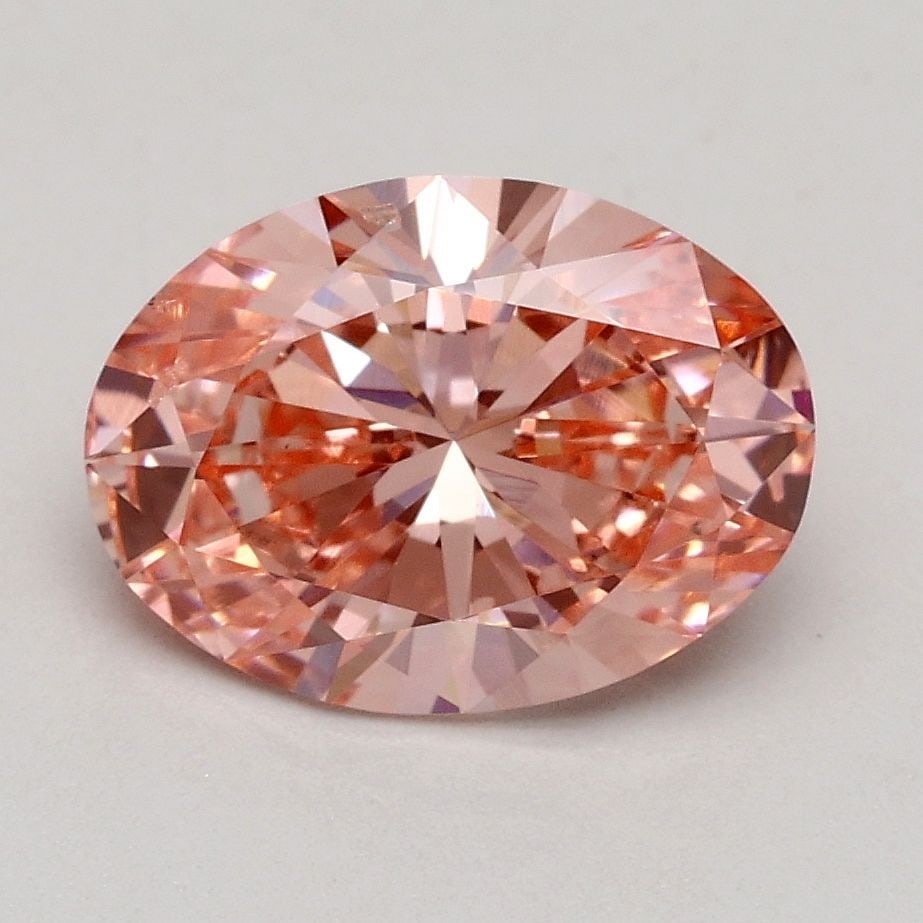 Loose Diamond - OVAL 1.51ct Fancy Intense Pink SI1: Loose Diamond - OVAL 1.51ct Fancy Intense Pink SI1 Source: This is a real non-mined Diamond that has been grown in a lab Shape: OVAL Carats: 1.51 Color: Fancy Intense Pink Certification: IGI Video: