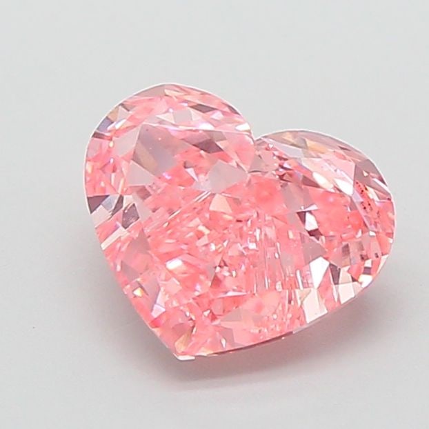 Loose Diamond - HEART 1.5ct Fancy Vivid Pink VS2: Loose Diamond - HEART 1.5ct Fancy Vivid Pink VS2 Source: This is a real non-mined Diamond that has been grown in a lab Shape: HEART Carats: 1.5 Color: Fancy Vivid Pink Certification: IGI Video: