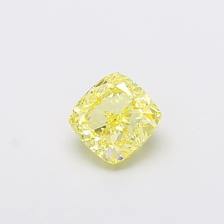 Loose Diamond - CUSHION MODIFIED 1.01ct Fancy Intense Yellow VS2: Loose Diamond - CUSHION MODIFIED 1.01ct Fancy Intense Yellow VS2 Source: This is a real non-mined Diamond that has been grown in a lab Shape: CUSHION MODIFIED Carats: 1.01 Color: Fancy Intense Yellow 