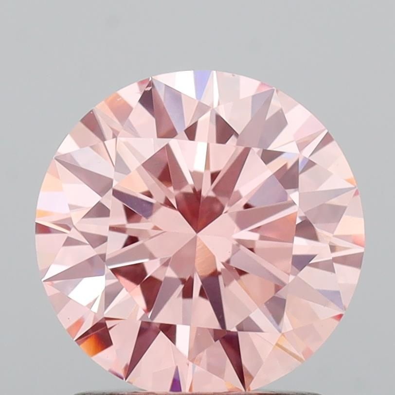 Loose Diamond - ROUND 1.43ct Fancy Intense Pink VVS2: Loose Diamond - ROUND 1.43ct Fancy Intense Pink VVS2 Source: This is a real non-mined Diamond that has been grown in a lab Shape: ROUND Carats: 1.43 Color: Fancy Intense Pink Certification: IGI Video: