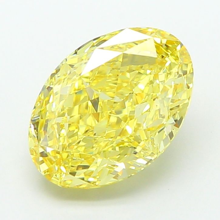 Loose Diamond - OVAL 3.16ct Fancy Intense Yellow VS1: Loose Diamond - OVAL 3.16ct Fancy Intense Yellow VS1 Source: This is a real non-mined Diamond that has been grown in a lab Shape: OVAL Carats: 3.16 Color: Fancy Intense Yellow Certification: IGI Video