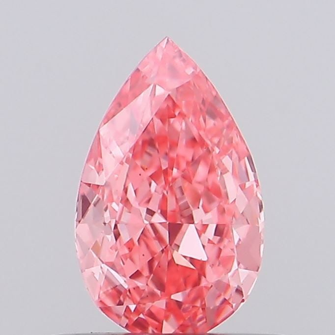 Loose Diamond - PEAR 0.55ct Fancy Vivid Pink VS1: Loose Diamond - PEAR 0.55ct Fancy Vivid Pink VS1 Source: This is a real non-mined Diamond that has been grown in a lab Shape: PEAR Carats: 0.55 Color: Fancy Vivid Pink Certification: IGI Video: