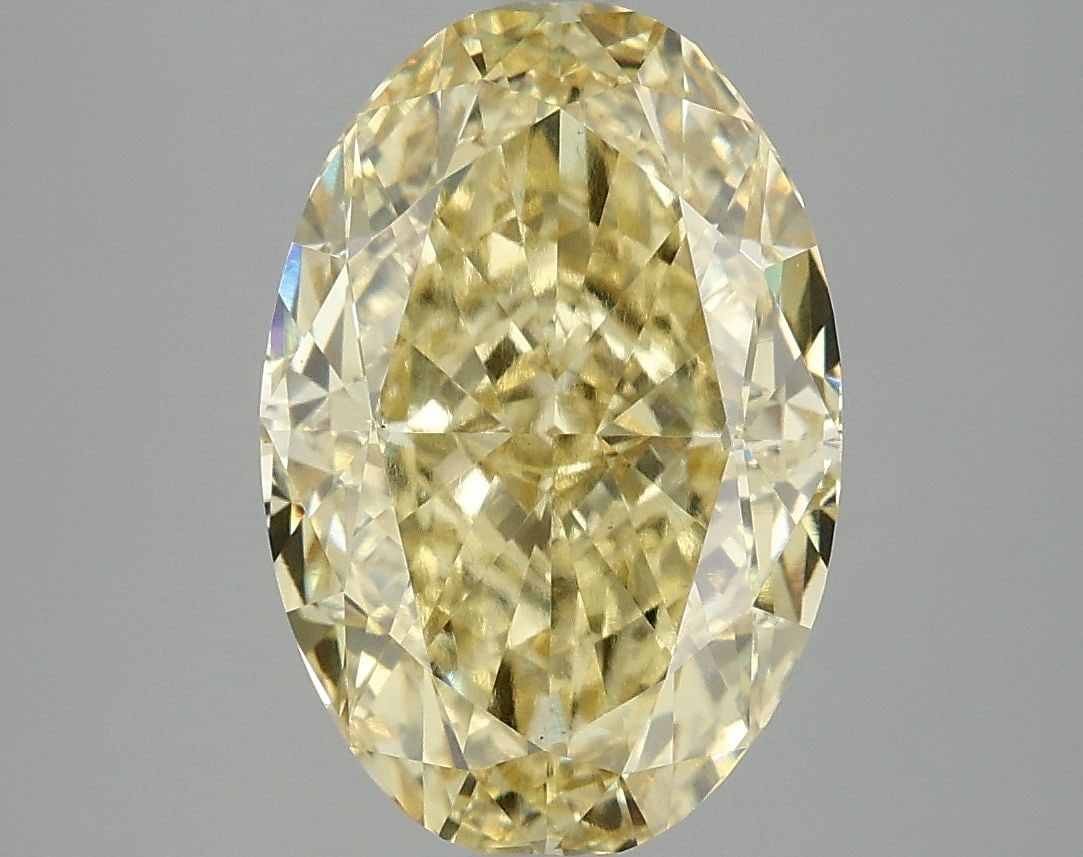 Loose Diamond - OVAL 5.03ct Fancy Vivid Yellow VS1 (1 of 1)