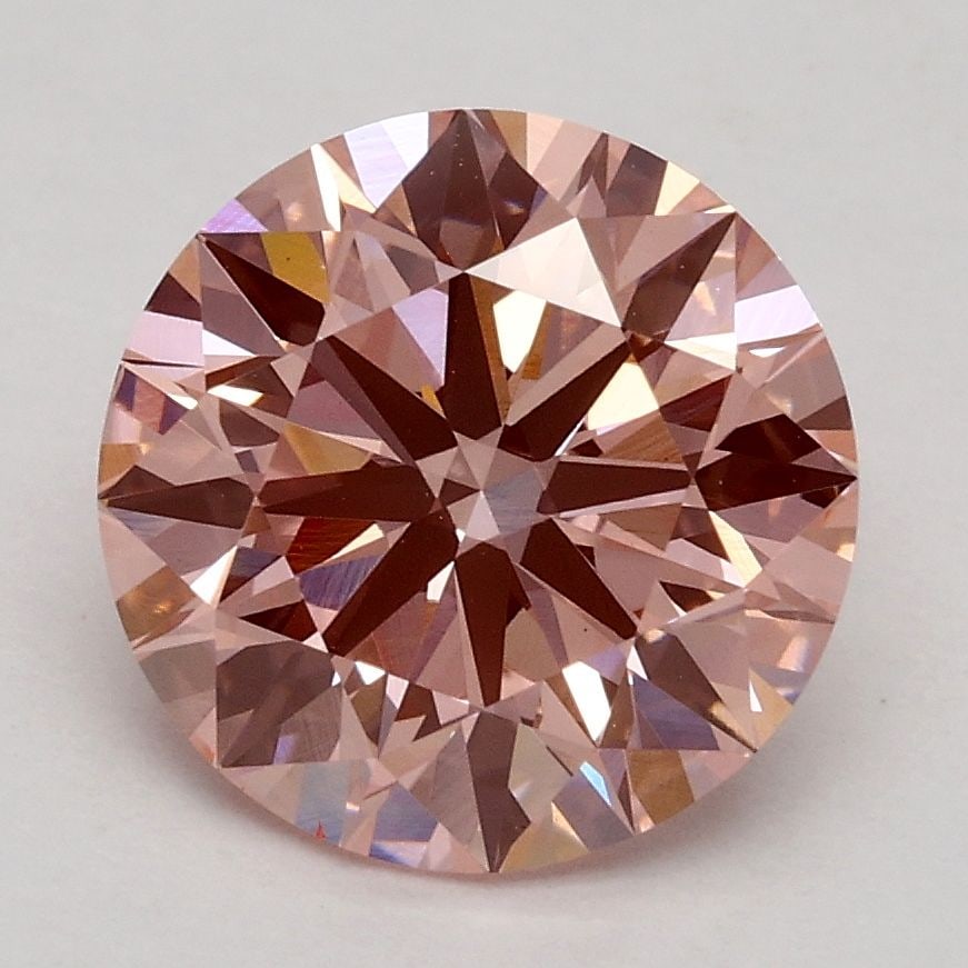 Ideal Loose Diamond - ROUND 2.11ct Fancy Intense Pink VS1: Ideal Loose Diamond - ROUND 2.11ct Fancy Intense Pink VS1 Source: This is a real non-mined Diamond that has been grown in a lab Shape: ROUND Carats: 2.11 Color: Fancy Intense Pink Certification: IGI V