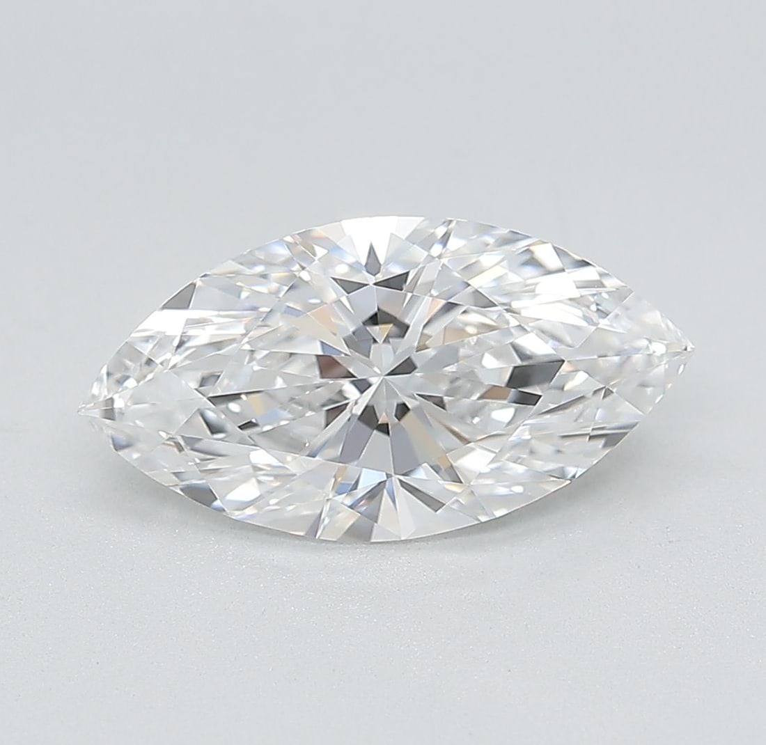 Loose Diamond - MARQUISE 2.52ct D IF: Loose Diamond - MARQUISE 2.52ct D IF Source: This is a real non-mined Diamond that has been grown in a lab Shape: MARQUISE Carats: 2.52 Color: D Clarity: IF Certification: IGI Video: