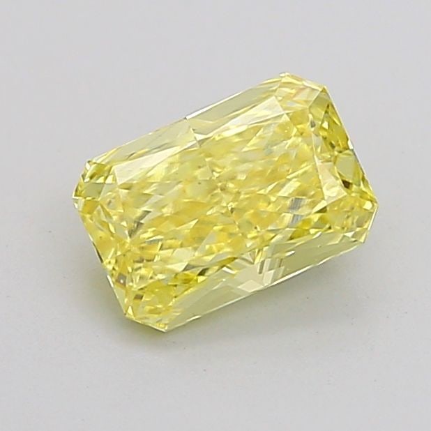 Loose Diamond - RADIANT 1.04ct Fancy Intense Yellow VVS2: Loose Diamond - RADIANT 1.04ct Fancy Intense Yellow VVS2 Source: This is a real non-mined Diamond that has been grown in a lab Shape: RADIANT Carats: 1.04 Color: Fancy Intense Yellow Certification: