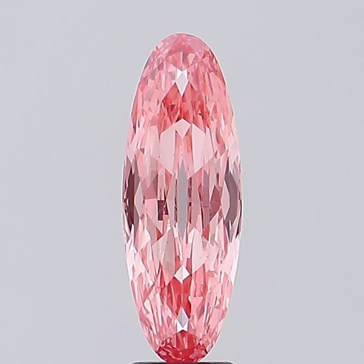 Loose Diamond - OVAL 2.28ct Fancy Vivid Pink VS1: Loose Diamond - OVAL 2.28ct Fancy Vivid Pink VS1 Source: This is a real non-mined Diamond that has been grown in a lab Shape: OVAL Carats: 2.28 Color: Fancy Vivid Pink Certification: IGI PLEASE NOTE: 