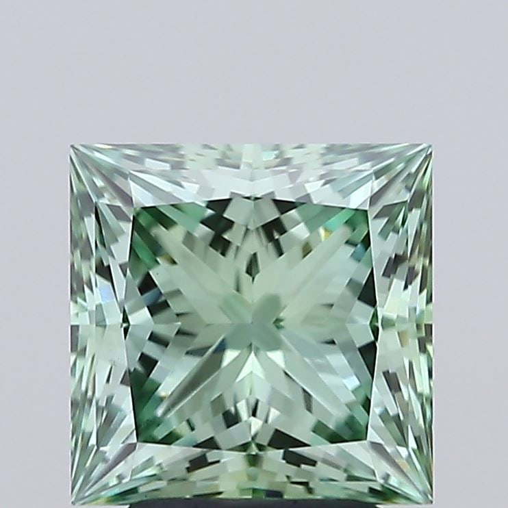 Loose Diamond - PRINCESS 3.08ct Fancy Vivid Green VVS2: Loose Diamond - PRINCESS 3.08ct Fancy Vivid Green VVS2 Source: This is a real non-mined Diamond that has been grown in a lab Shape: PRINCESS Carats: 3.08 Color: Fancy Vivid Green Certification: IGI Vi