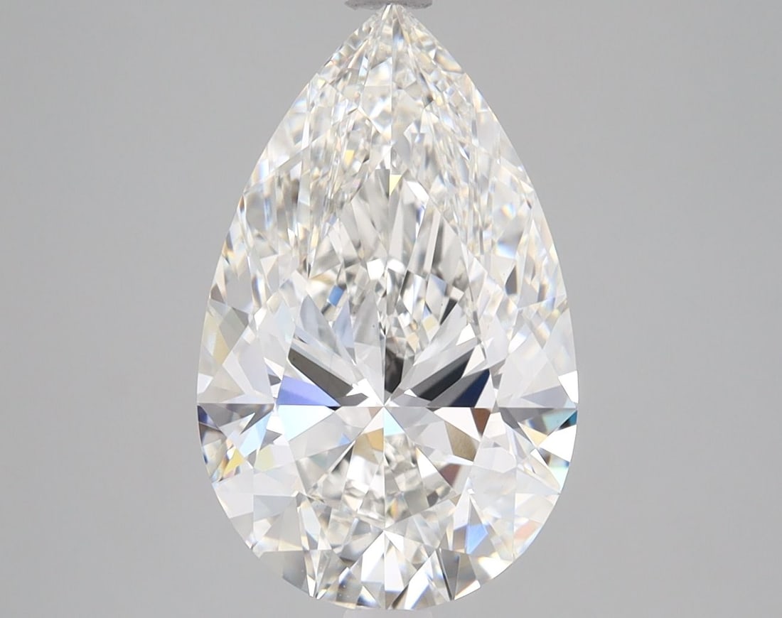 Loose Diamond - PEAR 4.04ct G VS1: Loose Diamond - PEAR 4.04ct G VS1 Source: This is a real non-mined Diamond that has been grown in a lab Shape: PEAR Carats: 4.04 Color: G Clarity: VS1 Certification: IGI Video: