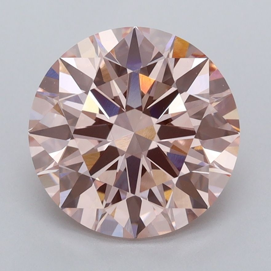 Ideal Loose Diamond - ROUND 3.01ct Fancy Intense Pink VVS1: Ideal Loose Diamond - ROUND 3.01ct Fancy Intense Pink VVS1 Source: This is a real non-mined Diamond that has been grown in a lab Shape: ROUND Carats: 3.01 Color: Fancy Intense Pink Certification: IGI 