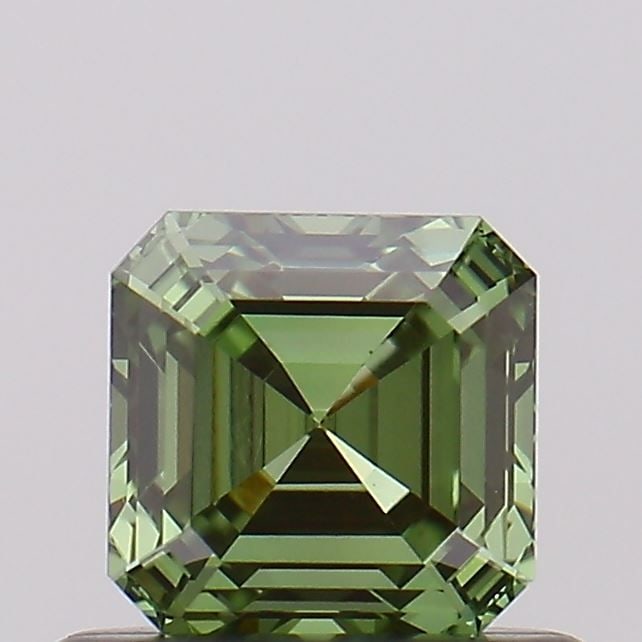 Loose Diamond - ASSCHER 0.53ct Fancy Vivid Green VVS2: Loose Diamond - ASSCHER 0.53ct Fancy Vivid Green VVS2 Source: This is a real non-mined Diamond that has been grown in a lab Shape: ASSCHER Carats: 0.53 Color: Fancy Vivid Green Certification: NONE Vid