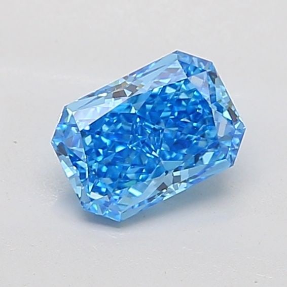 Loose Diamond - RADIANT 1.21ct Fancy Vivid Blue VVS2: Loose Diamond - RADIANT 1.21ct Fancy Vivid Blue VVS2 Source: This is a real non-mined Diamond that has been grown in a lab Shape: RADIANT Carats: 1.21 Color: Fancy Vivid Blue Certification: IGI Video:
