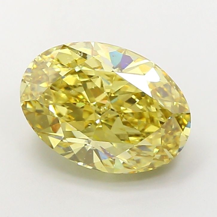 Loose Diamond - OVAL 6.01ct Fancy Intense Yellow VS2: Loose Diamond - OVAL 6.01ct Fancy Intense Yellow VS2 Source: This is a real non-mined Diamond that has been grown in a lab Shape: OVAL Carats: 6.01 Color: Fancy Intense Yellow Certification: IGI Video
