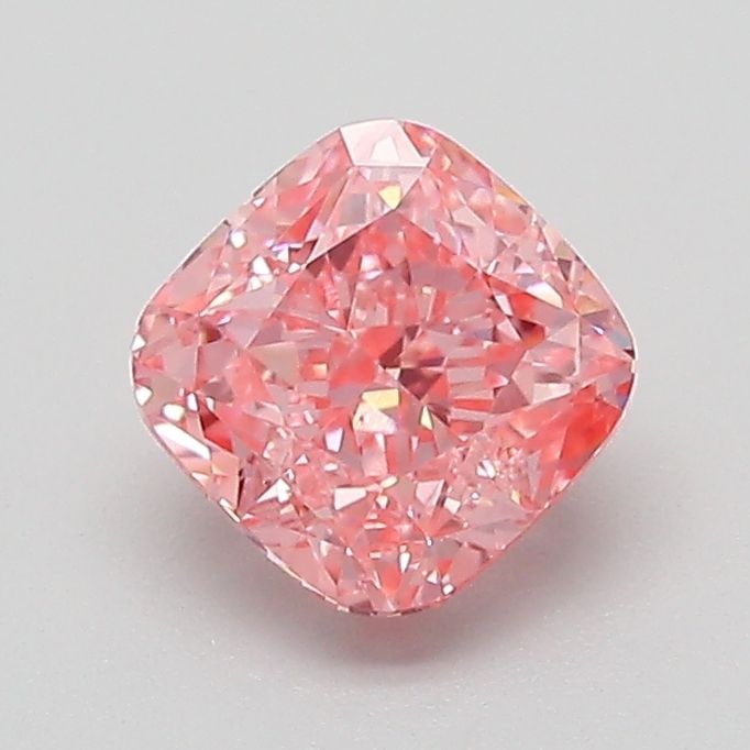 Loose Diamond - CUSHION MODIFIED 1.09ct Fancy Vivid Pink VVS2: Loose Diamond - CUSHION MODIFIED 1.09ct Fancy Vivid Pink VVS2 Source: This is a real non-mined Diamond that has been grown in a lab Shape: CUSHION MODIFIED Carats: 1.09 Color: Fancy Vivid Pink Certifi