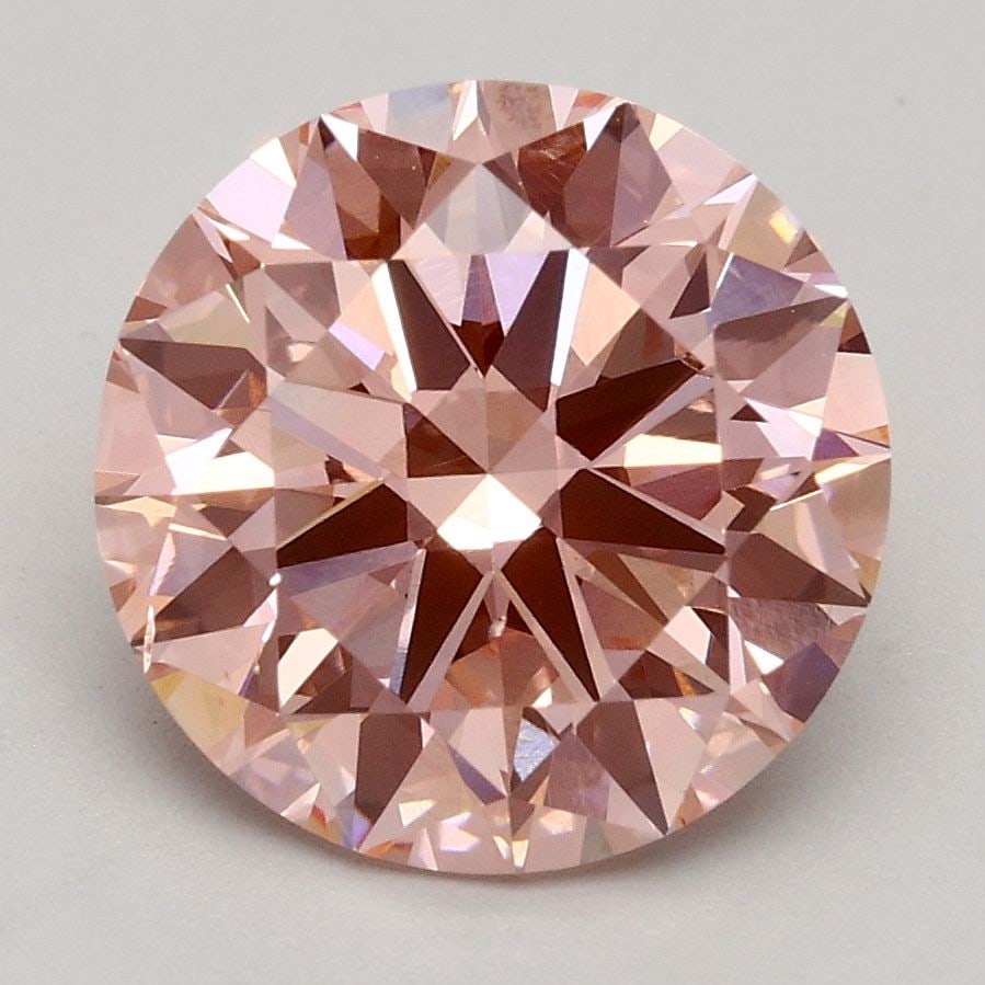 Loose Diamond - ROUND 2.57ct Fancy Intense Pink VS2: Loose Diamond - ROUND 2.57ct Fancy Intense Pink VS2 Source: This is a real non-mined Diamond that has been grown in a lab Shape: ROUND Carats: 2.57 Color: Fancy Intense Pink Certification: IGI Video: