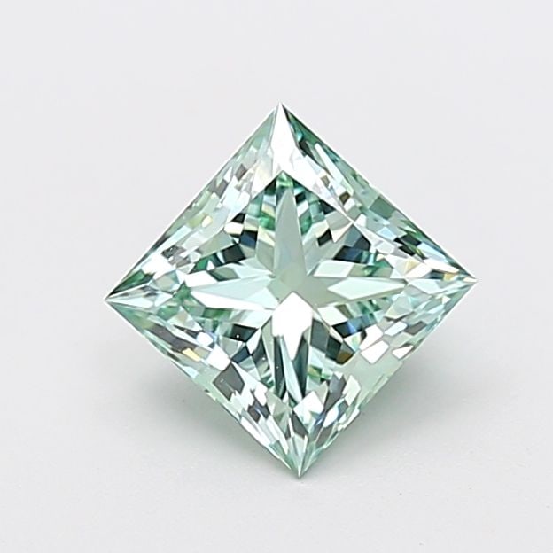 Loose Diamond - PRINCESS 1.58ct Fancy Intense Green VS1: Loose Diamond - PRINCESS 1.58ct Fancy Intense Green VS1 Source: This is a real non-mined Diamond that has been grown in a lab Shape: PRINCESS Carats: 1.58 Color: Fancy Intense Green Certification: IGI