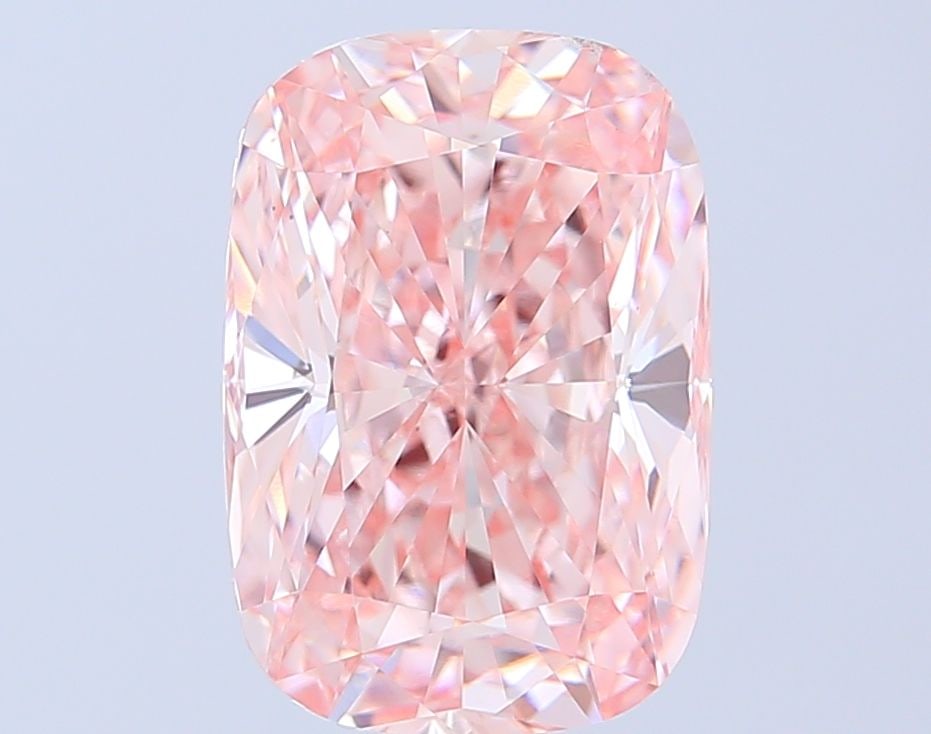 Loose Diamond - CUSHION MODIFIED 5.08ct Fancy Intense Pink VS1: Loose Diamond - CUSHION MODIFIED 5.08ct Fancy Intense Pink VS1 Source: This is a real non-mined Diamond that has been grown in a lab Shape: CUSHION MODIFIED Carats: 5.08 Color: Fancy Intense Pink Cert