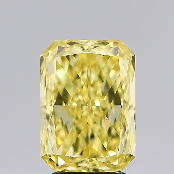 Loose Diamond - RADIANT 3.05ct Fancy Intense Yellow VS1: Loose Diamond - RADIANT 3.05ct Fancy Intense Yellow VS1 Source: This is a real non-mined Diamond that has been grown in a lab Shape: RADIANT Carats: 3.05 Color: Fancy Intense Yellow Certification: IGI