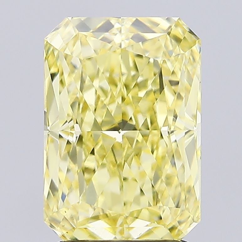 Loose Diamond - RADIANT 2.39ct Fancy Yellow VS1: Loose Diamond - RADIANT 2.39ct Fancy Yellow VS1 Source: This is a real non-mined Diamond that has been grown in a lab Shape: RADIANT Carats: 2.39 Color: Fancy Yellow Certification: IGI Video: