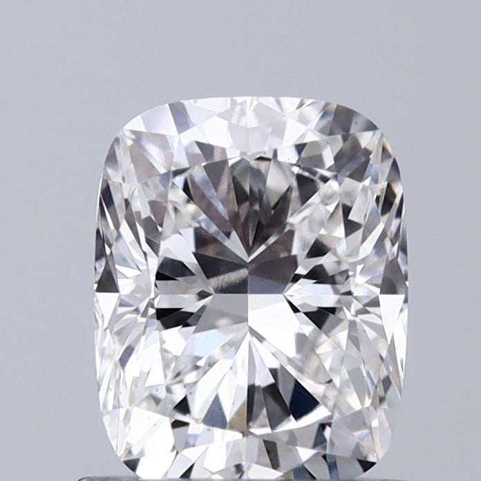 Loose Diamond - CUSHION MODIFIED 1.05ct D VS2: Loose Diamond - CUSHION MODIFIED 1.05ct D VS2 Source: This is a real non-mined Diamond that has been grown in a lab Shape: CUSHION MODIFIED Carats: 1.05 Color: D Clarity: VS2 Certification: IGI Video: