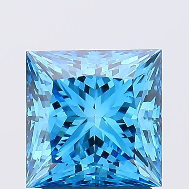 Loose Diamond - PRINCESS 2.02ct Fancy Vivid Blue VS1: Loose Diamond - PRINCESS 2.02ct Fancy Vivid Blue VS1 Source: This is a real non-mined Diamond that has been grown in a lab Shape: PRINCESS Carats: 2.02 Color: Fancy Vivid Blue Certification: IGI Video