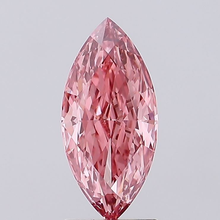 Loose Diamond - MARQUISE 2.04ct Fancy Vivid Pink IF: Loose Diamond - MARQUISE 2.04ct Fancy Vivid Pink IF Source: This is a real non-mined Diamond that has been grown in a lab Shape: MARQUISE Carats: 2.04 Color: Fancy Vivid Pink Certification: IGI