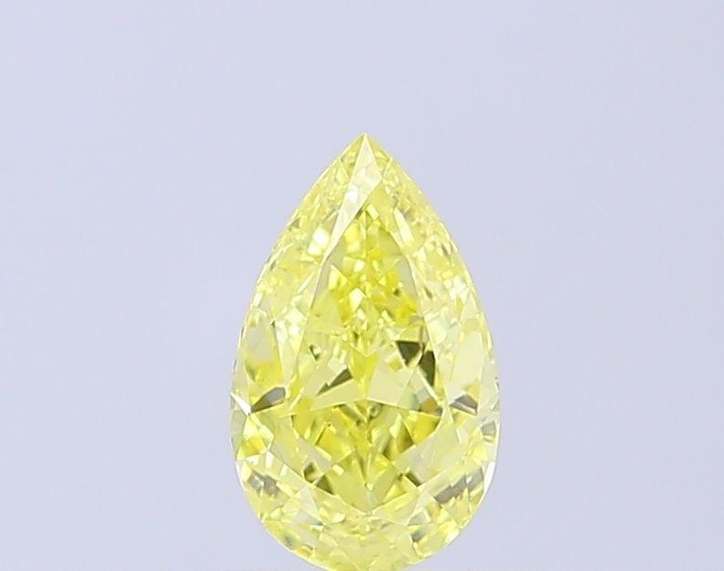 Loose Diamond - PEAR 1.02ct Fancy Vivid Yellow VS1: Loose Diamond - PEAR 1.02ct Fancy Vivid Yellow VS1 Source: This is a real non-mined Diamond that has been grown in a lab Shape: PEAR Carats: 1.02 Color: Fancy Vivid Yellow Certification: IGI Video: