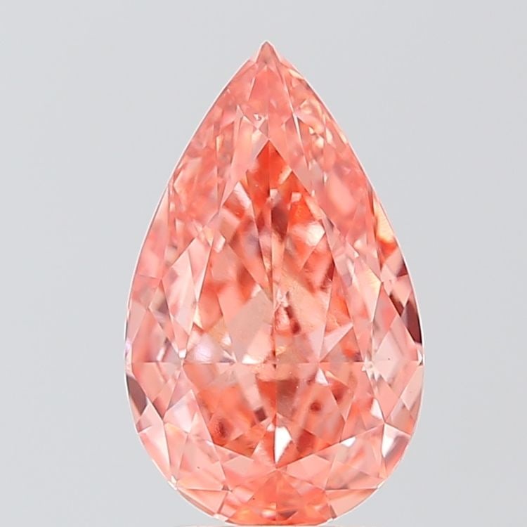 Loose Diamond - PEAR 2.79ct Fancy Vivid Pink VVS2: Loose Diamond - PEAR 2.79ct Fancy Vivid Pink VVS2 Source: This is a real non-mined Diamond that has been grown in a lab Shape: PEAR Carats: 2.79 Color: Fancy Vivid Pink Certification: IGI Video: