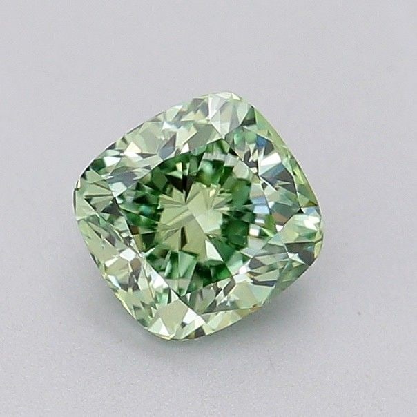 Loose Diamond - CUSHION MODIFIED 1.04ct Fancy Vivid Green VVS2: Loose Diamond - CUSHION MODIFIED 1.04ct Fancy Vivid Green VVS2 Source: This is a real non-mined Diamond that has been grown in a lab Shape: CUSHION MODIFIED Carats: 1.04 Color: Fancy Vivid Green Certi