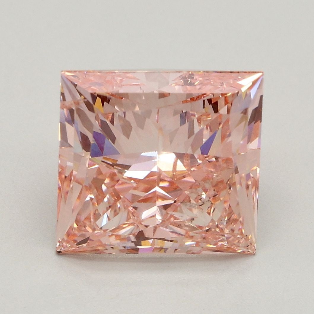 Loose Diamond - PRINCESS 3.3ct Fancy Intense Pink SI1: Loose Diamond - PRINCESS 3.3ct Fancy Intense Pink SI1 Source: This is a real non-mined Diamond that has been grown in a lab Shape: PRINCESS Carats: 3.3 Color: Fancy Intense Pink Certification: IGI Vid