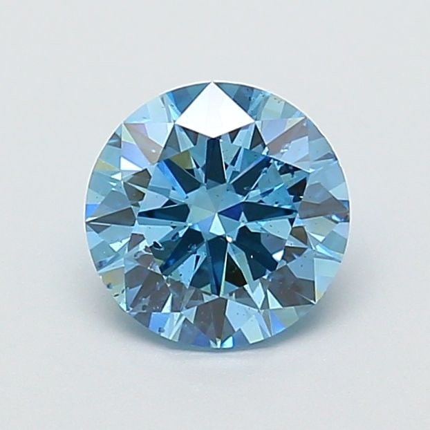 Loose Diamond - ROUND 1.5ct Fancy Vivid Blue SI2: Loose Diamond - ROUND 1.5ct Fancy Vivid Blue SI2 Source: This is a real non-mined Diamond that has been grown in a lab Shape: ROUND Carats: 1.5 Color: Fancy Vivid Blue Certification: IGI Video: