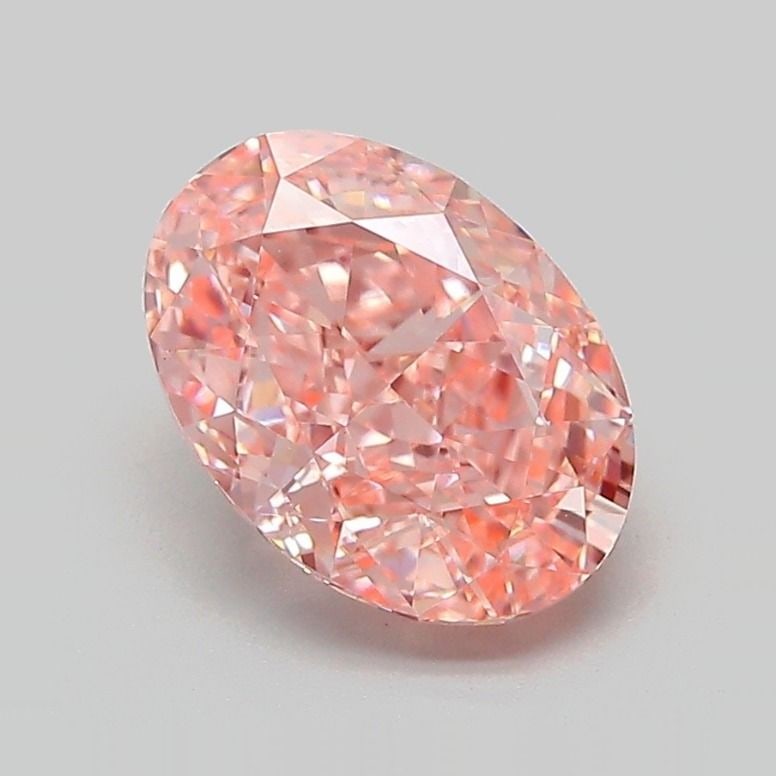 Loose Diamond - OVAL 2.24ct Fancy Vivid Pink VVS2: Loose Diamond - OVAL 2.24ct Fancy Vivid Pink VVS2 Source: This is a real non-mined Diamond that has been grown in a lab Shape: OVAL Carats: 2.24 Color: Fancy Vivid Pink Certification: IGI Video: