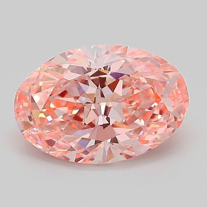 Loose Diamond - OVAL 1.61ct Fancy Vivid Pink VVS2: Loose Diamond - OVAL 1.61ct Fancy Vivid Pink VVS2 Source: This is a real non-mined Diamond that has been grown in a lab Shape: OVAL Carats: 1.61 Color: Fancy Vivid Pink Certification: IGI PLEASE NOTE: