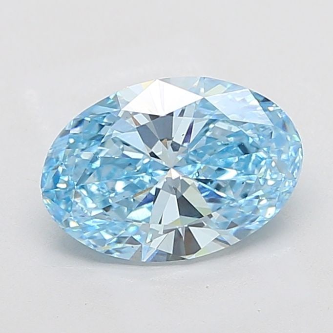 Loose Diamond - OVAL 3.01ct Fancy Vivid Blue VS2: Loose Diamond - OVAL 3.01ct Fancy Vivid Blue VS2 Source: This is a real non-mined Diamond that has been grown in a lab Shape: OVAL Carats: 3.01 Color: Fancy Vivid Blue Certification: IGI PLEASE NOTE: 