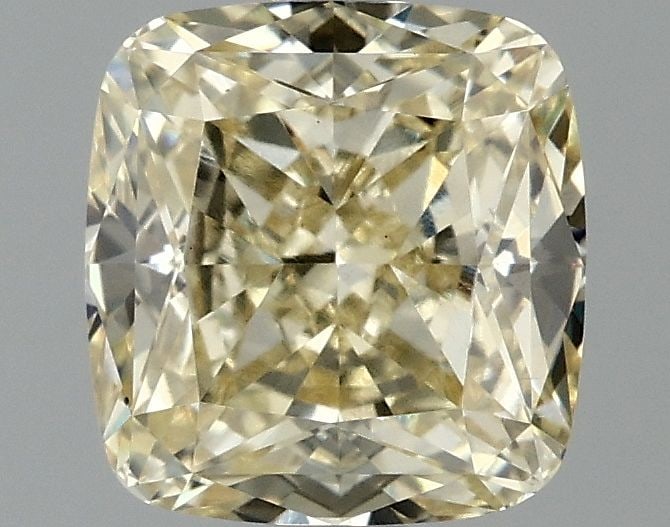 Loose Diamond - CUSHION MODIFIED 1.58ct Fancy Yellow VS1: Loose Diamond - CUSHION MODIFIED 1.58ct Fancy Yellow VS1 Source: This is a real non-mined Diamond that has been grown in a lab Shape: CUSHION MODIFIED Carats: 1.58 Color: Fancy Yellow Certification: I