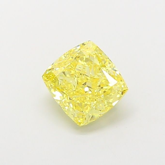 Loose Diamond - CUSHION MODIFIED 2.01ct Fancy Vivid Yellow VS1: Loose Diamond - CUSHION MODIFIED 2.01ct Fancy Vivid Yellow VS1 Source: This is a real non-mined Diamond that has been grown in a lab Shape: CUSHION MODIFIED Carats: 2.01 Color: Fancy Vivid Yellow Cert