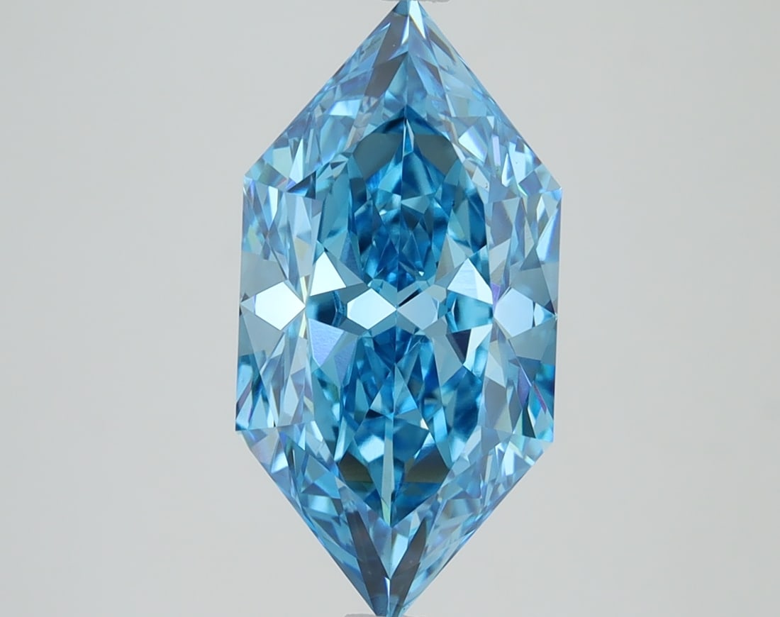 Loose Diamond - DUTCH MARQUISE 3.65ct BLUE VS1: Loose Diamond - DUTCH MARQUISE 3.65ct BLUE VS1 Source: This is a real non-mined Diamond that has been grown in a lab Shape: DUTCH MARQUISE Carats: 3.65 Color: BLUE Clarity: VS1 Certification: IGI Cond