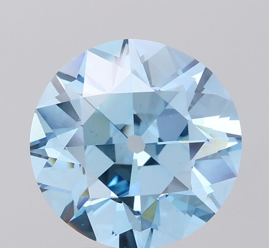 Loose Diamond - EUROPEAN CUT 5.0ct Fancy Vivid Blue VS1: Loose Diamond - EUROPEAN CUT 5.0ct Fancy Vivid Blue VS1 Source: This is a real non-mined Diamond that has been grown in a lab Shape: EUROPEAN CUT Carats: 5.0 Color: Fancy Vivid Blue Certification: IGI