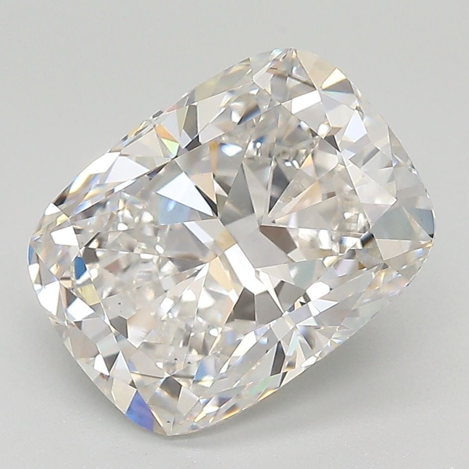 Loose Diamond - CUSHION MODIFIED 4.07ct F VS2: Loose Diamond - CUSHION MODIFIED 4.07ct F VS2 Source: This is a real non-mined Diamond that has been grown in a lab Shape: CUSHION MODIFIED Carats: 4.07 Color: F Clarity: VS2 Certification: IGI Video: