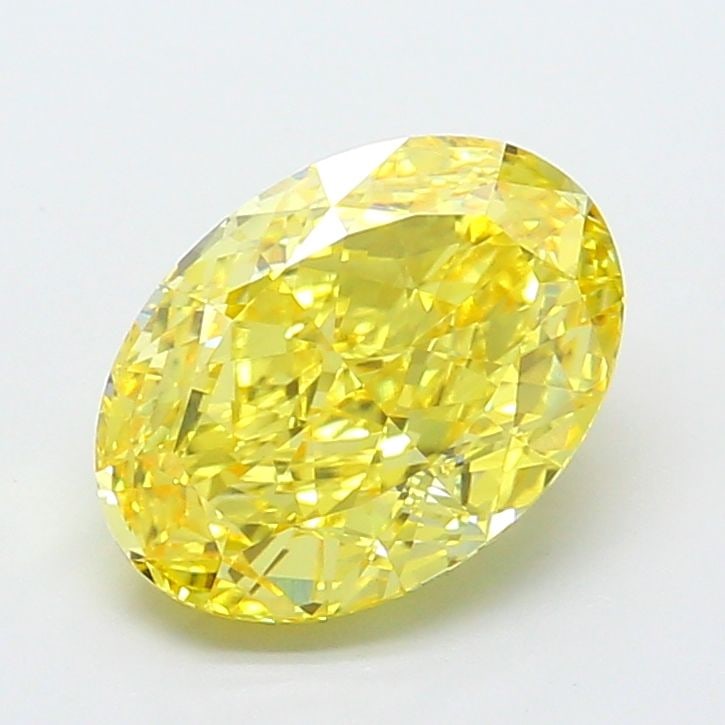 Loose Diamond - OVAL 2.88ct Fancy Intense Yellow VVS2: Loose Diamond - OVAL 2.88ct Fancy Intense Yellow VVS2 Source: This is a real non-mined Diamond that has been grown in a lab Shape: OVAL Carats: 2.88 Color: Fancy Intense Yellow Certification: IGI Vide