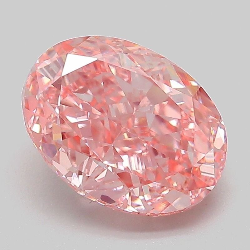 Loose Diamond - OVAL 2.9ct Fancy Vivid Pink VVS2: Loose Diamond - OVAL 2.9ct Fancy Vivid Pink VVS2 Source: This is a real non-mined Diamond that has been grown in a lab Shape: OVAL Carats: 2.9 Color: Fancy Vivid Pink Certification: IGI Video: