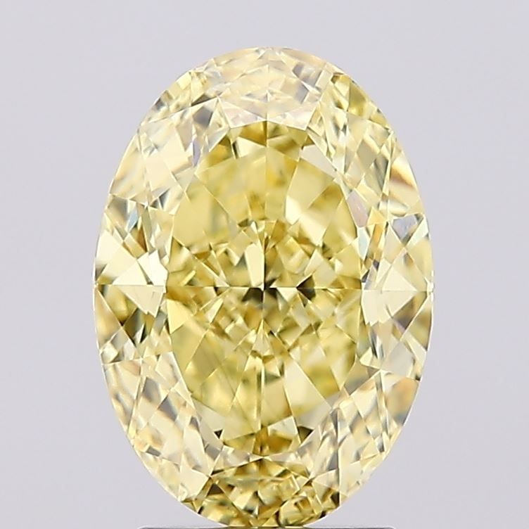 Loose Diamond - OVAL 3.09ct Fancy Intense Yellow VS2: Loose Diamond - OVAL 3.09ct Fancy Intense Yellow VS2 Source: This is a real non-mined Diamond that has been grown in a lab Shape: OVAL Carats: 3.09 Color: Fancy Intense Yellow Certification: IGI Video