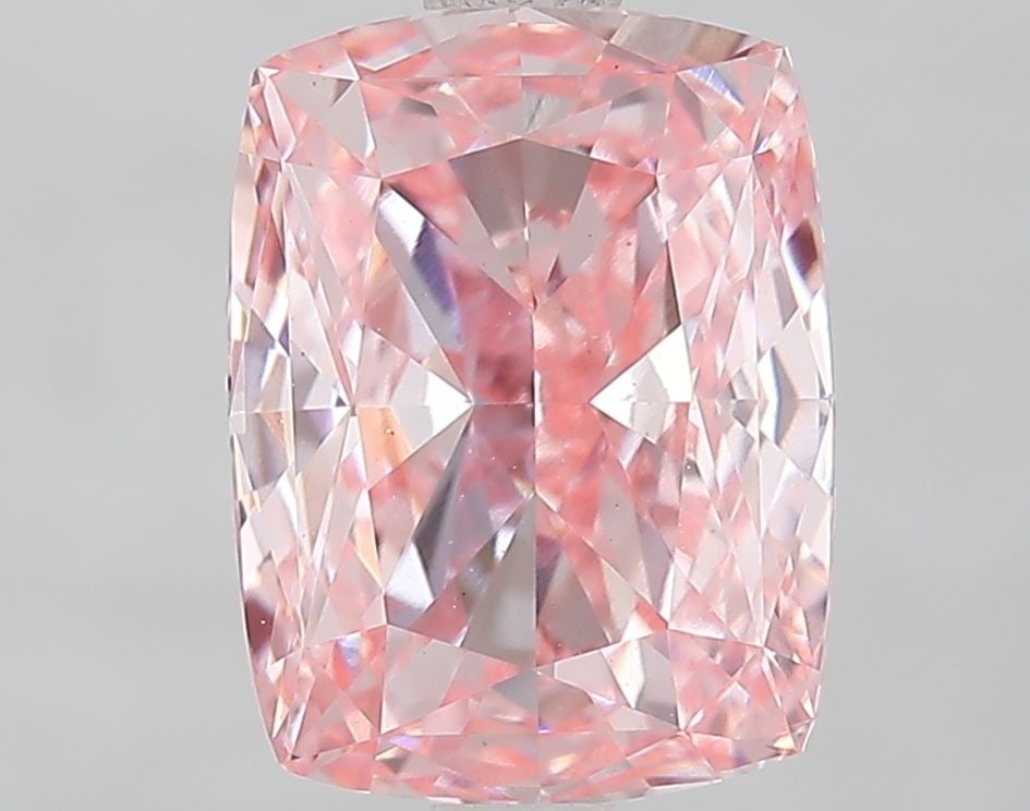 Loose Diamond - CUSHION MODIFIED 2.52ct Fancy Vivid Pink VVS2: Loose Diamond - CUSHION MODIFIED 2.52ct Fancy Vivid Pink VVS2 Source: This is a real non-mined Diamond that has been grown in a lab Shape: CUSHION MODIFIED Carats: 2.52 Color: Fancy Vivid Pink Certifi
