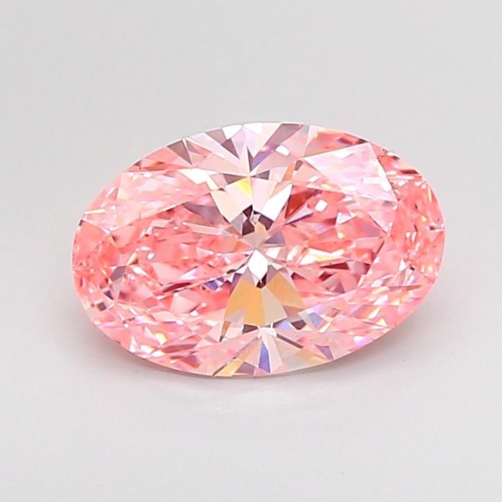 Loose Diamond - OVAL 2.03ct Fancy Vivid Pink VS1: Loose Diamond - OVAL 2.03ct Fancy Vivid Pink VS1 Source: This is a real non-mined Diamond that has been grown in a lab Shape: OVAL Carats: 2.03 Color: Fancy Vivid Pink Certification: IGI PLEASE NOTE: 