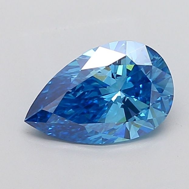 Loose Diamond - PEAR 2.1ct Fancy Vivid Blue VS2: Loose Diamond - PEAR 2.1ct Fancy Vivid Blue VS2 Source: This is a real non-mined Diamond that has been grown in a lab Shape: PEAR Carats: 2.1 Color: Fancy Vivid Blue Certification: NONE Video: